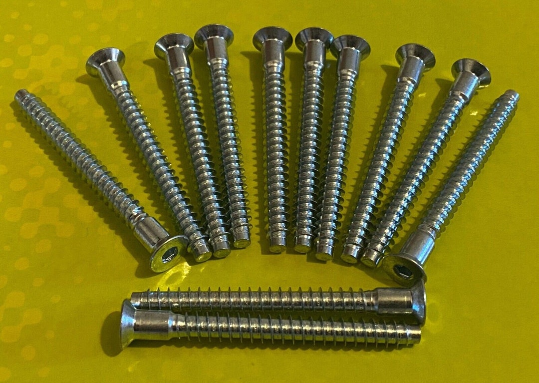 [ゆゆ] 104321 x 4 IKEA Metal Wood Screw with Countersunk Hex Head