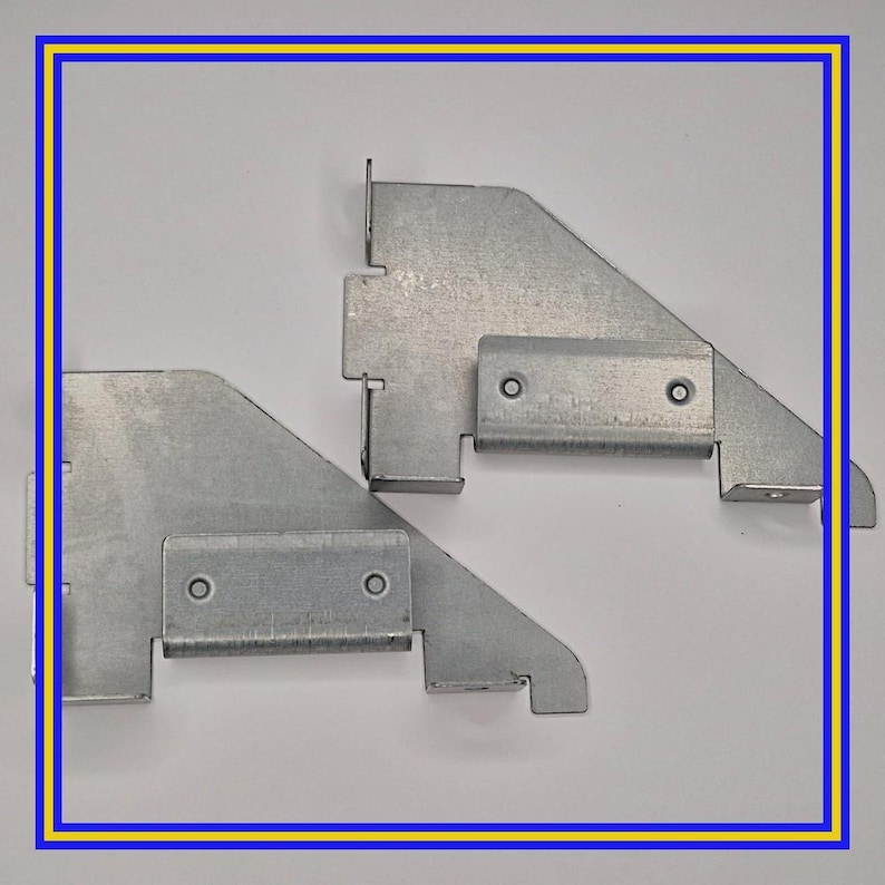 133113 X2 IKEA Preformed Metal Bracket Support - Etsy Canada