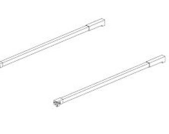IKEA 157343 Gallery L450mm - Gallery Barrier Reja Rail Bar 450mm 17 3/4"-