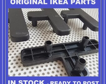 Ikea 10040039 10051022 HAUGA black T feet new ORIGINAL parts x4