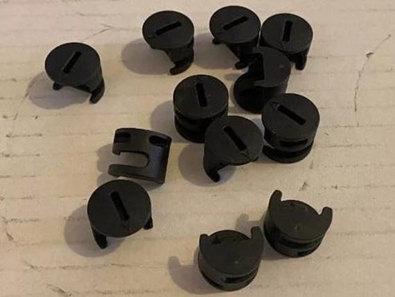 119250 X12 Replacemnt for IKEA Plastic Cam Nuts Fixings BLACK