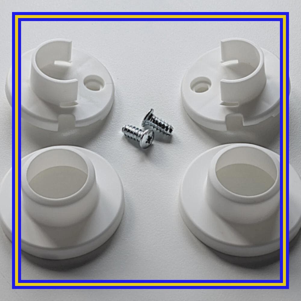 139165 x 2 (exterior) y 139167 x 2 (interior) Soporte de riel Smastad para armario + tornillos
