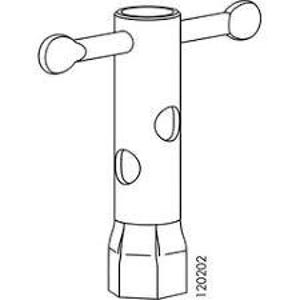 Clé Allen creuse IKEA authentique 120202 x 1 | Outil de montage pour canapé et table | Pièce détachée IKEA d'origine