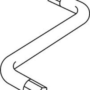 Genuine IKEA 100002 5mm Mini Hex Allen Key (1x) | 5mm Hexagon Furniture Assembly Tool | Original IKEA Spare Part