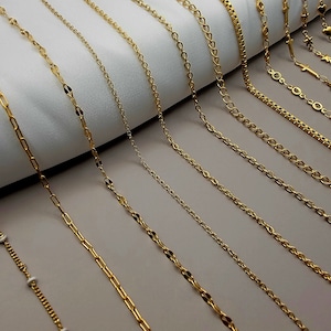 BRACELETS-Gold Stainless Steel Stackable Chains, Paperclip Chain, Heart, Birthday Gift, Present, Everyday Wear, Non-tarnish, Simple, Bulk