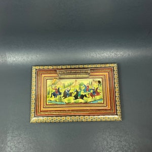 Desk Accessories, Vintage, Hand Painted Desk Pen Holder, Office Organization, Gift