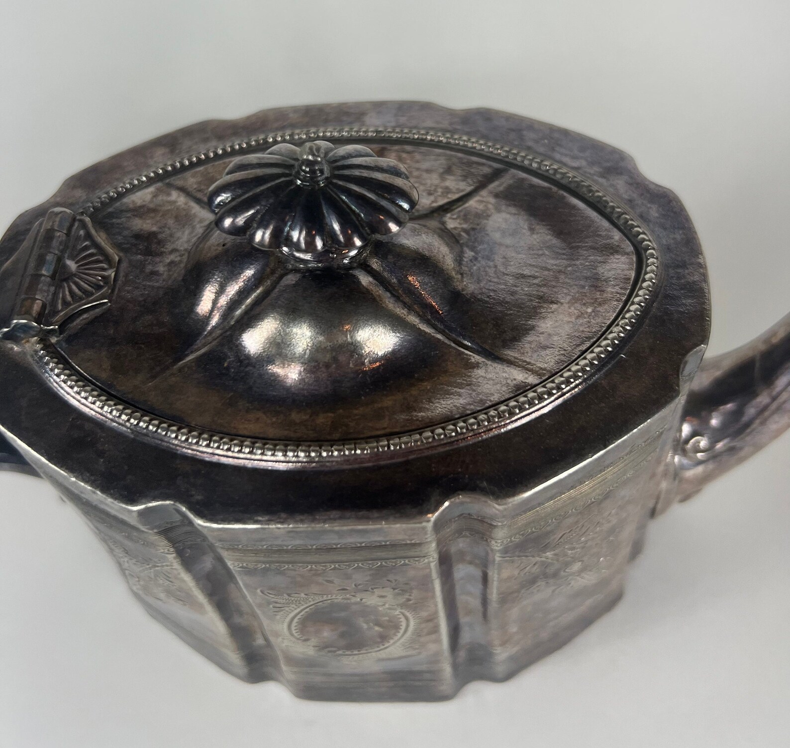 Victorian James Dixon and Sons EPBM Silverplated Teapot Etsy