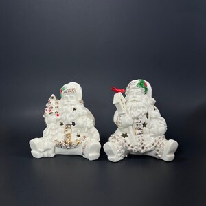 Holiday Tealight Holders, Christmas Décor, Holiday Home Accents, Santa Candle Holder, Christmas Centerpiece, Snowman Candle Holder, Gift
