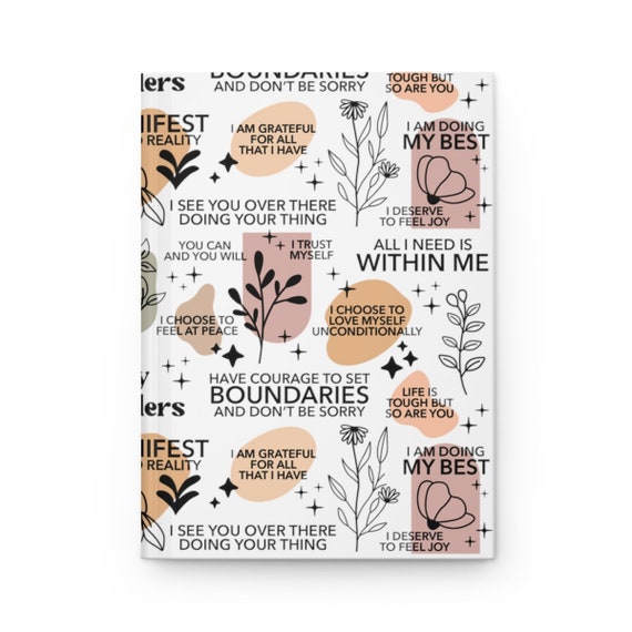 DO IT FOR YOURSELF - motivational typography Hardcover Journal