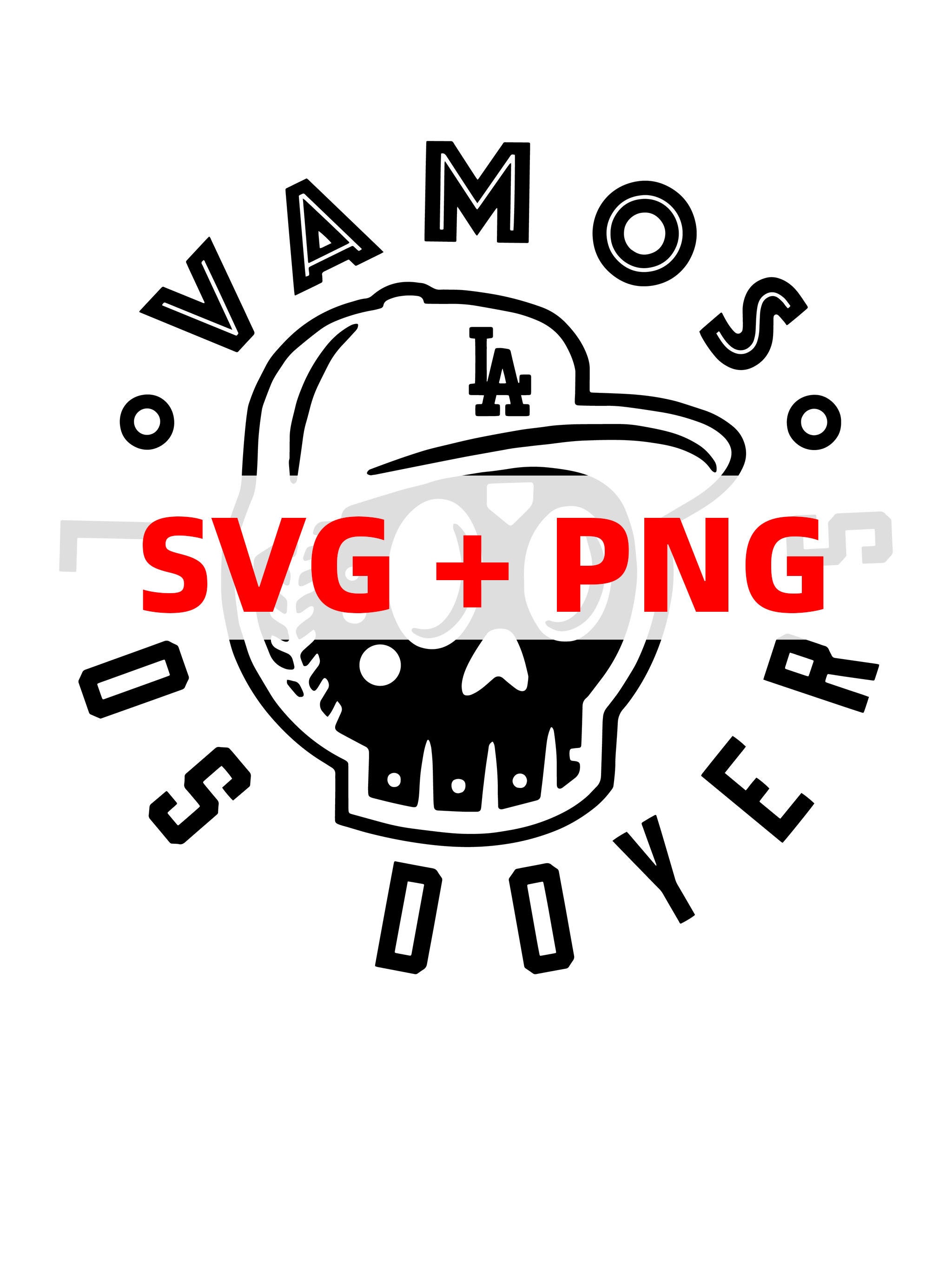 Vamos Los Doyers printable design - SVG and PNG files included.