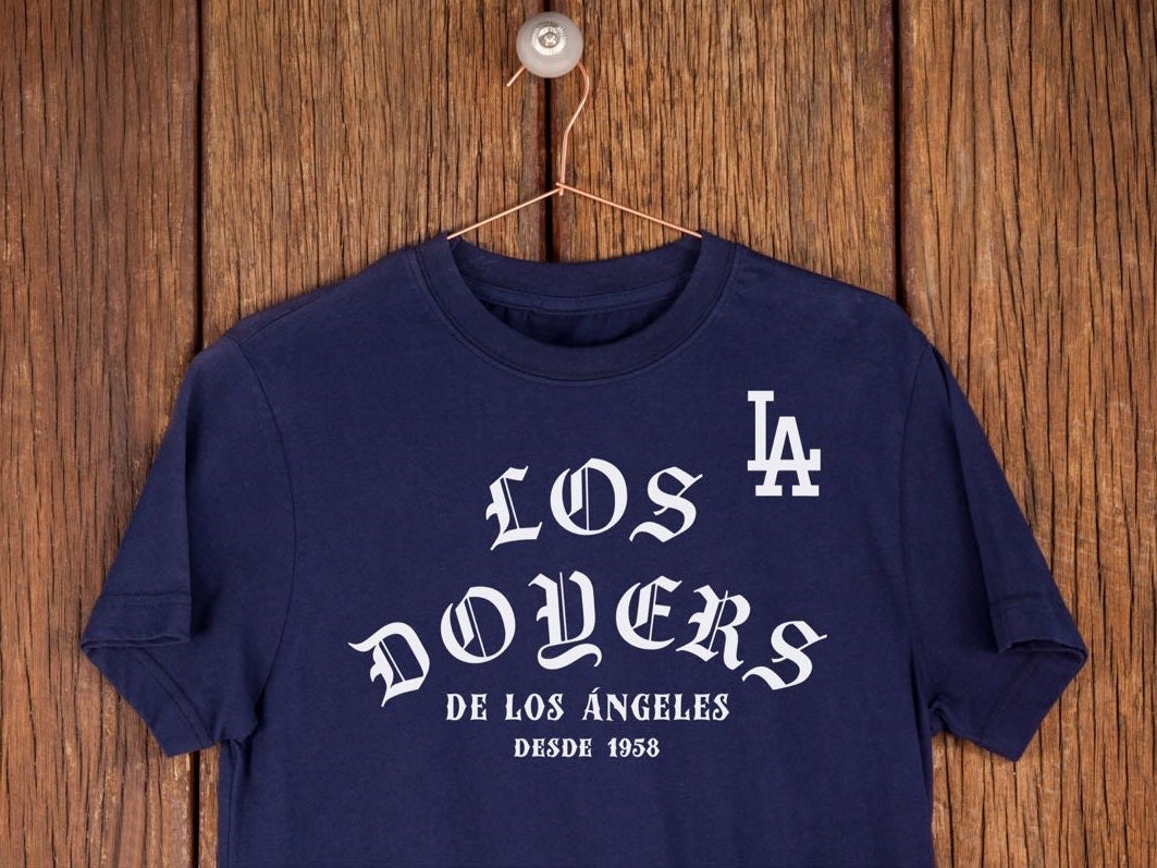 Los Angeles Dodgers Vamos Los Doyers T-shirt Made to Order 