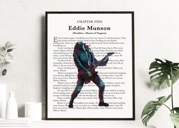 Eddie Munson Watercolor Print