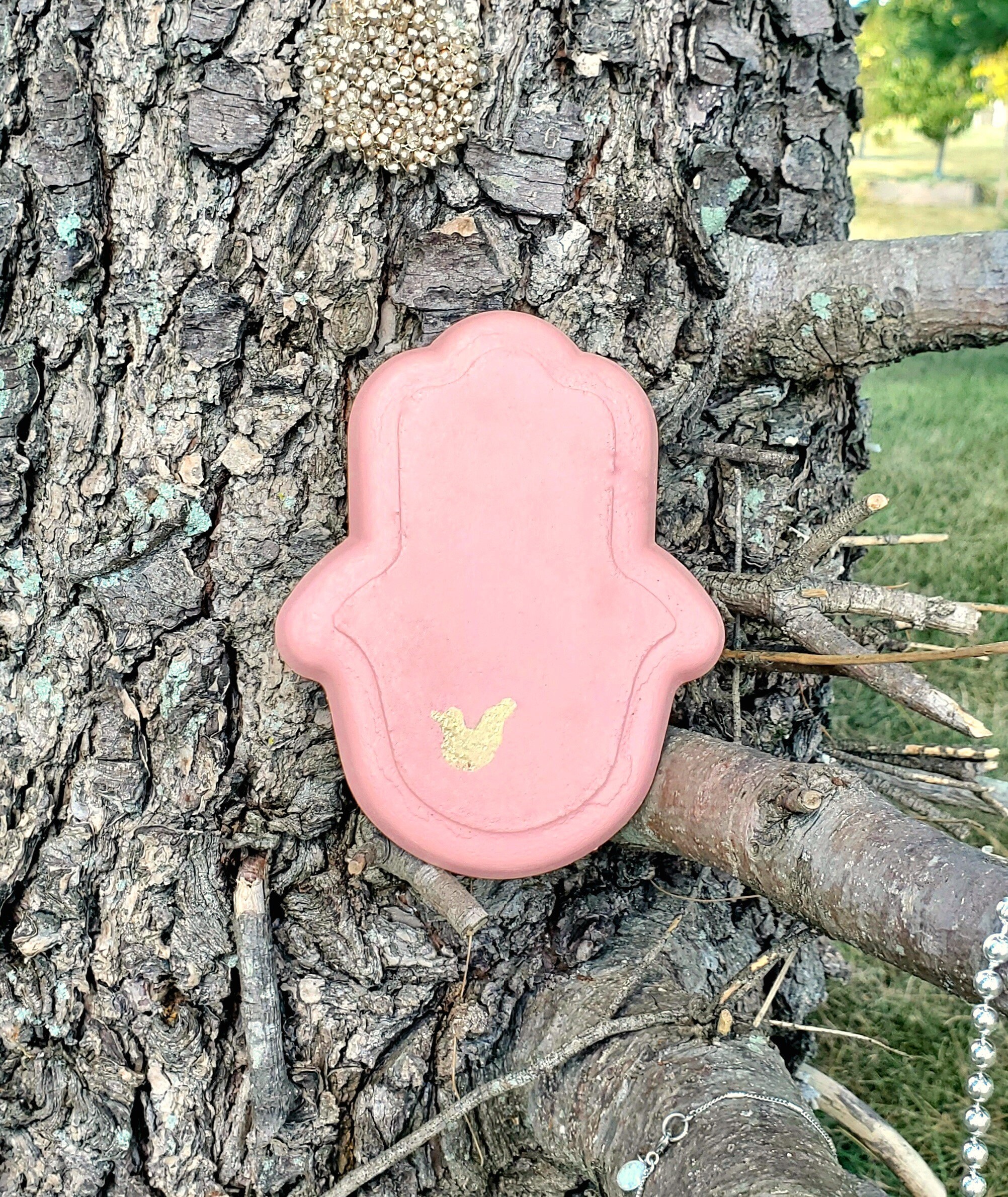 Hamsa Hand Jewelry Dish Hamsa Hand Trinket Dish Concrete Dish Etsy