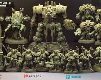 SONS OF DECAY Vol. 2 Complete Set - Immaterium God Miniatures (Miniature Tabletop Wargame Minis)