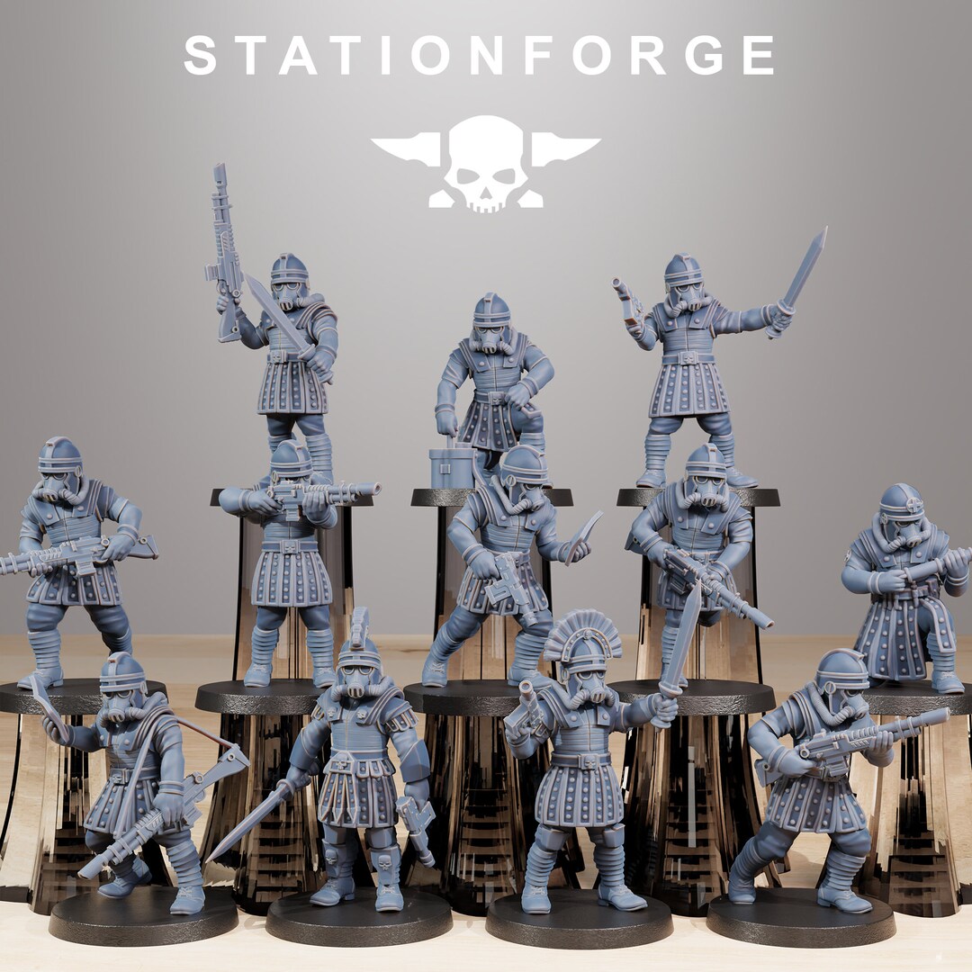StationForge Grimguard - Casualties - 21 Figurines 28mm - Victimes WH40k