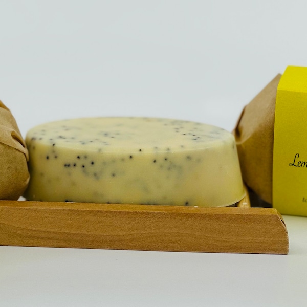 Lemongrass and Poppy Seed Soap