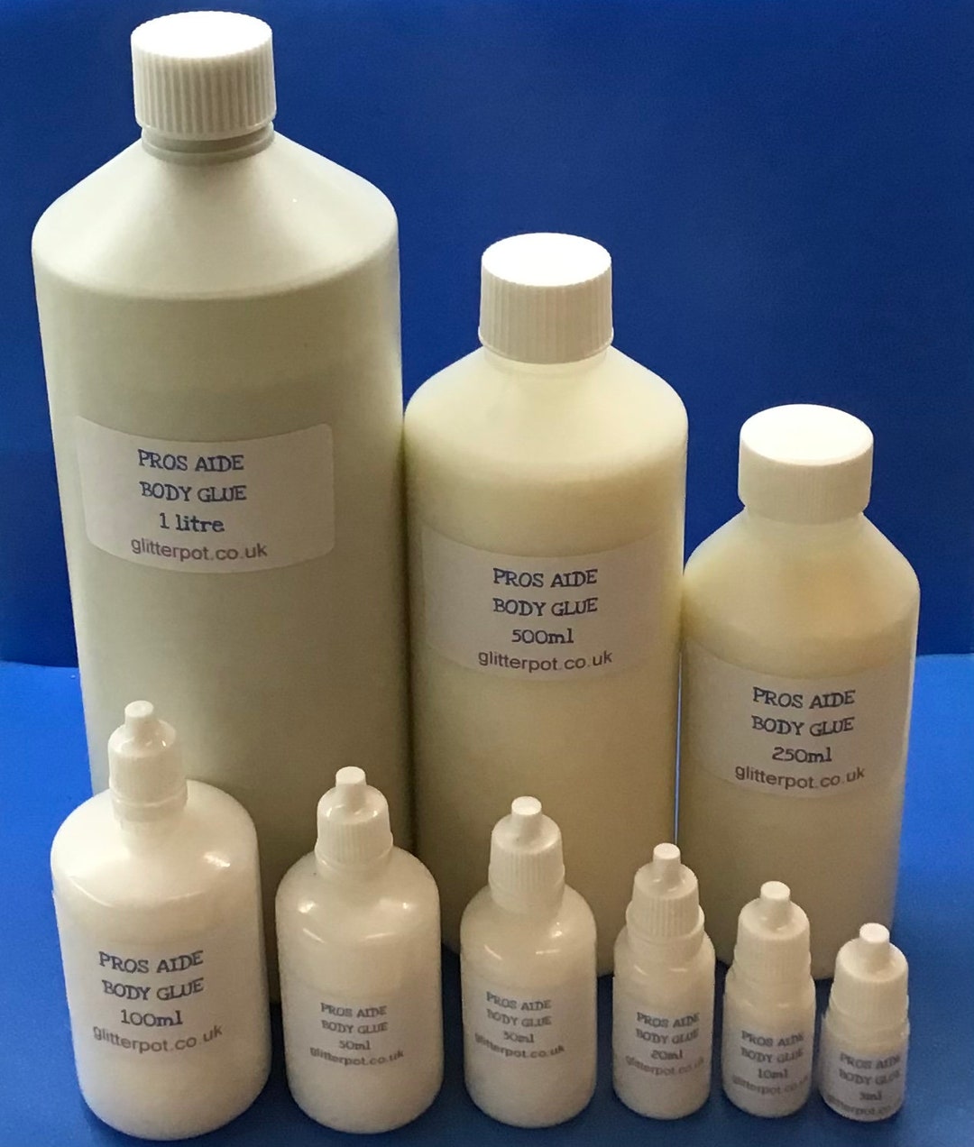 5 X 2ml Pros-Aide Body Glue - Non-Toxic Adhesive For Glitter, Gems, Festival Face & Lip Art 5 thumbnail image