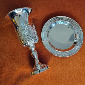 Muros de Jerusalém Kiddush Shabbat Taças Kos Kidush Judaica Jerusalém Design 15 cm