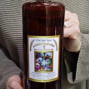 XXL Salböl aus Jerusalem Israel Weihrauch,Myrrhe,Ährennarbe 1000 ml+Weihwassergeschenk handgefertigt Exclusiv !!! 1 Liter
