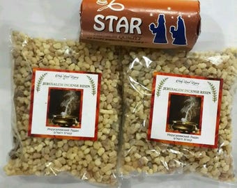 Jerusalem Frankincense resin incense natural aroma 200 gram with charcoal