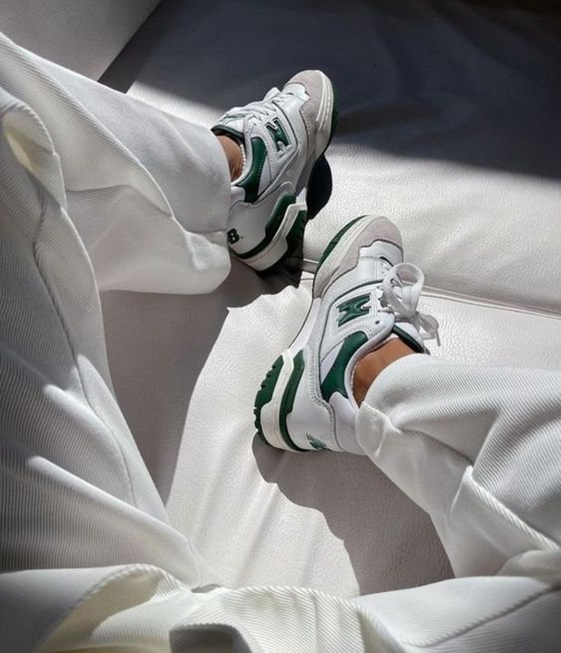 New Balance 550 White Green New Balance Sneakers Stockx Etsy Canada