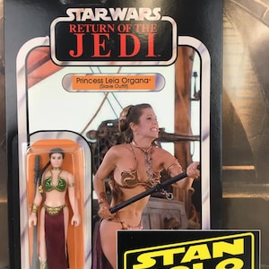 Stan Solo custom carded custom ROTJ Leia action figure