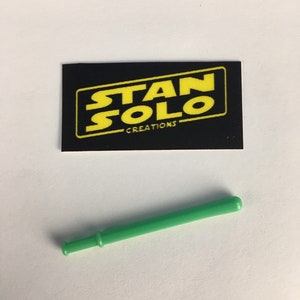 Stan Solo custom replacement green pop up lightsaber for vintage R2 repro