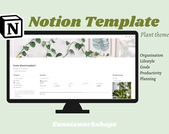 Plantilla de nociones (temática de plantas)