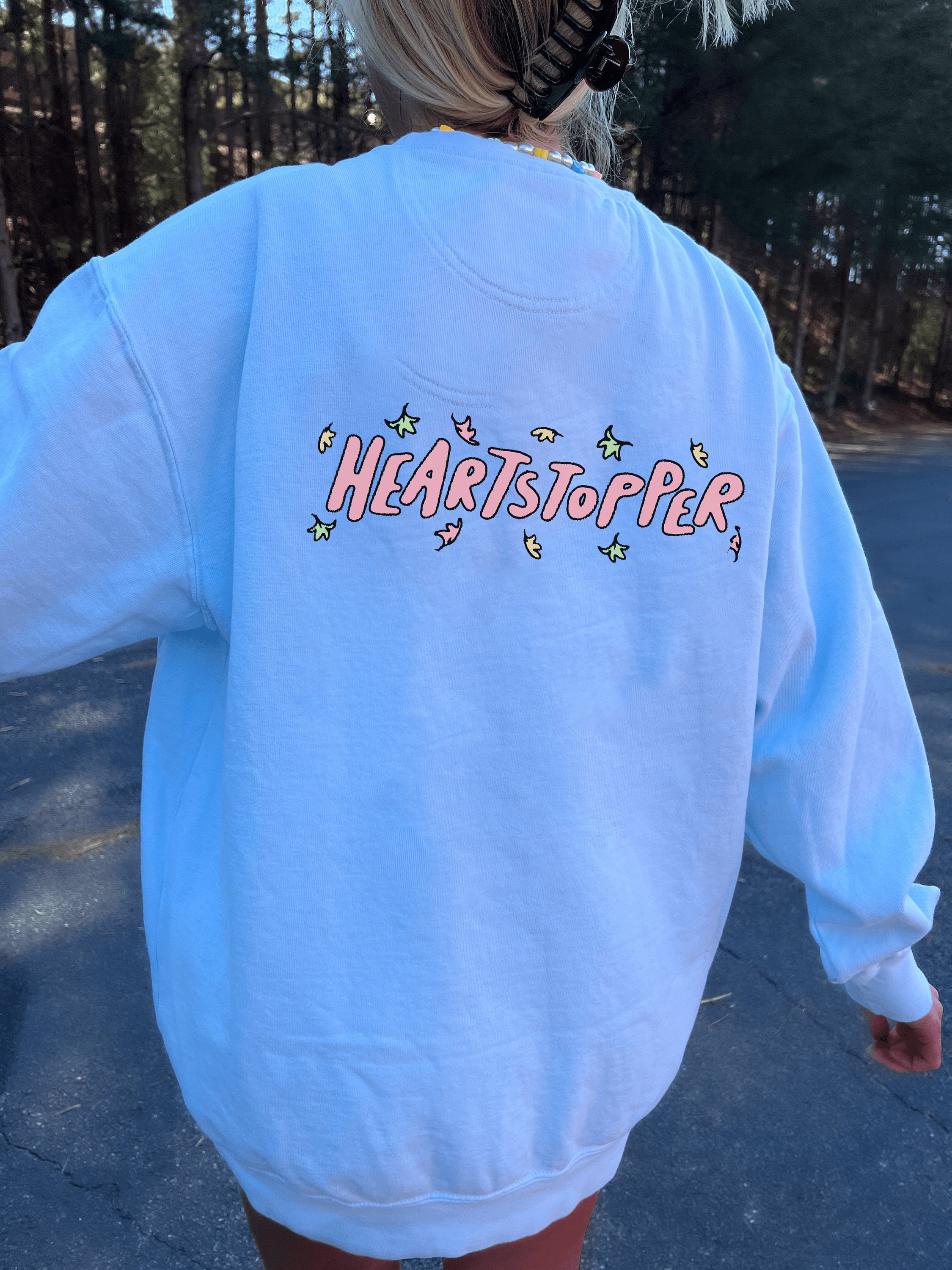 Heartstopper Sweatshirt Featuring Heartstopper Leaves Logo - Etsy