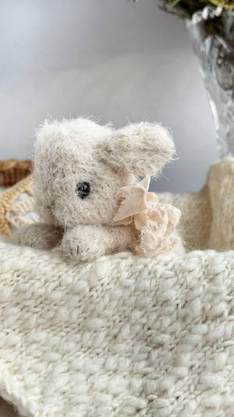 Bunny Knitting Pattern. English and Russian PDF. - Etsy