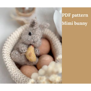 Mimi bunny knitting pattern. English, Spanish and Russian PDF.
