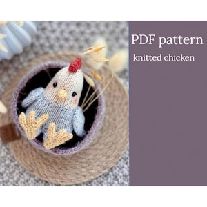 Poulet tricoté. Tutoriel Amigurumi Oiseau.