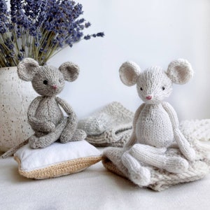 Pixie the mouse Knitting pattern. English and Russian PDF. image 4
