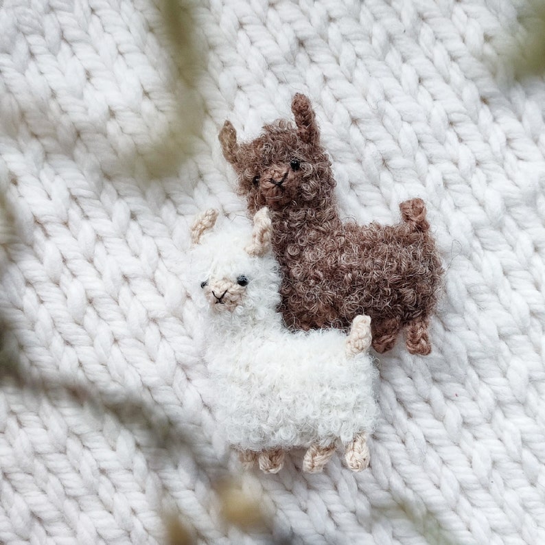 Mini llama knitting pattern. English and Russian PDF. image 8