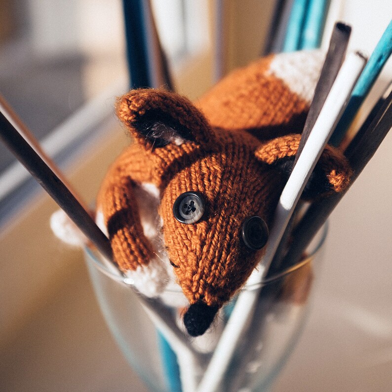 Lisik the Red Fox Knitting Pattern. Little Prince Foxy DIY Knitting ...
