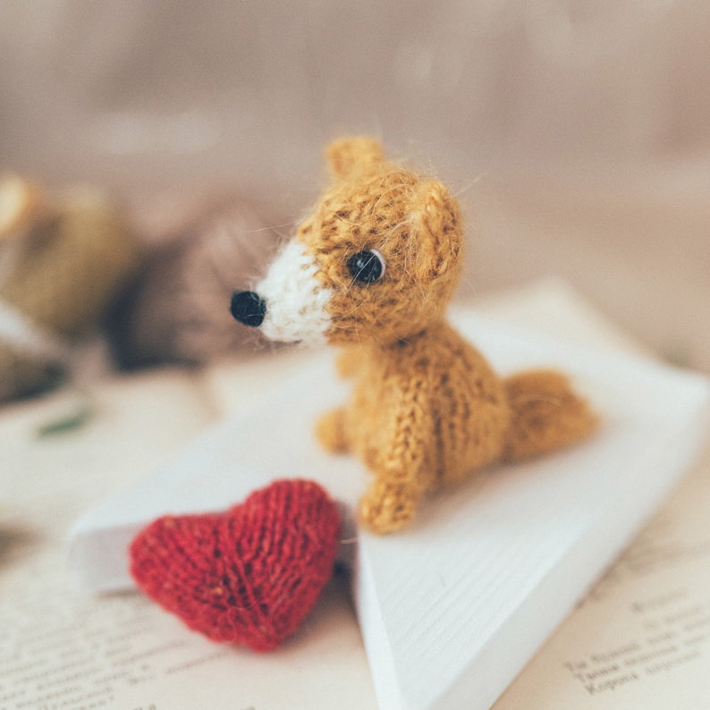 Tiny Fox Knitting Pattern. Small Fox Cub DIY Knitting Tutorial. Toy for ...