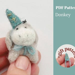 Donkey Knitting pattern. English and Russian PDF.