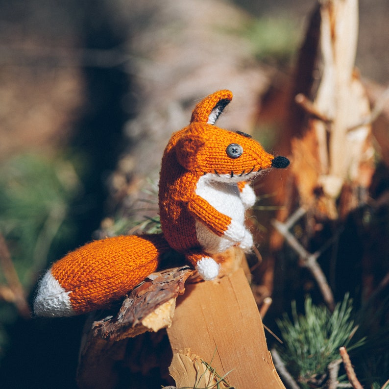 Lisik the Red Fox Knitting Pattern. Little Prince Foxy DIY Knitting ...