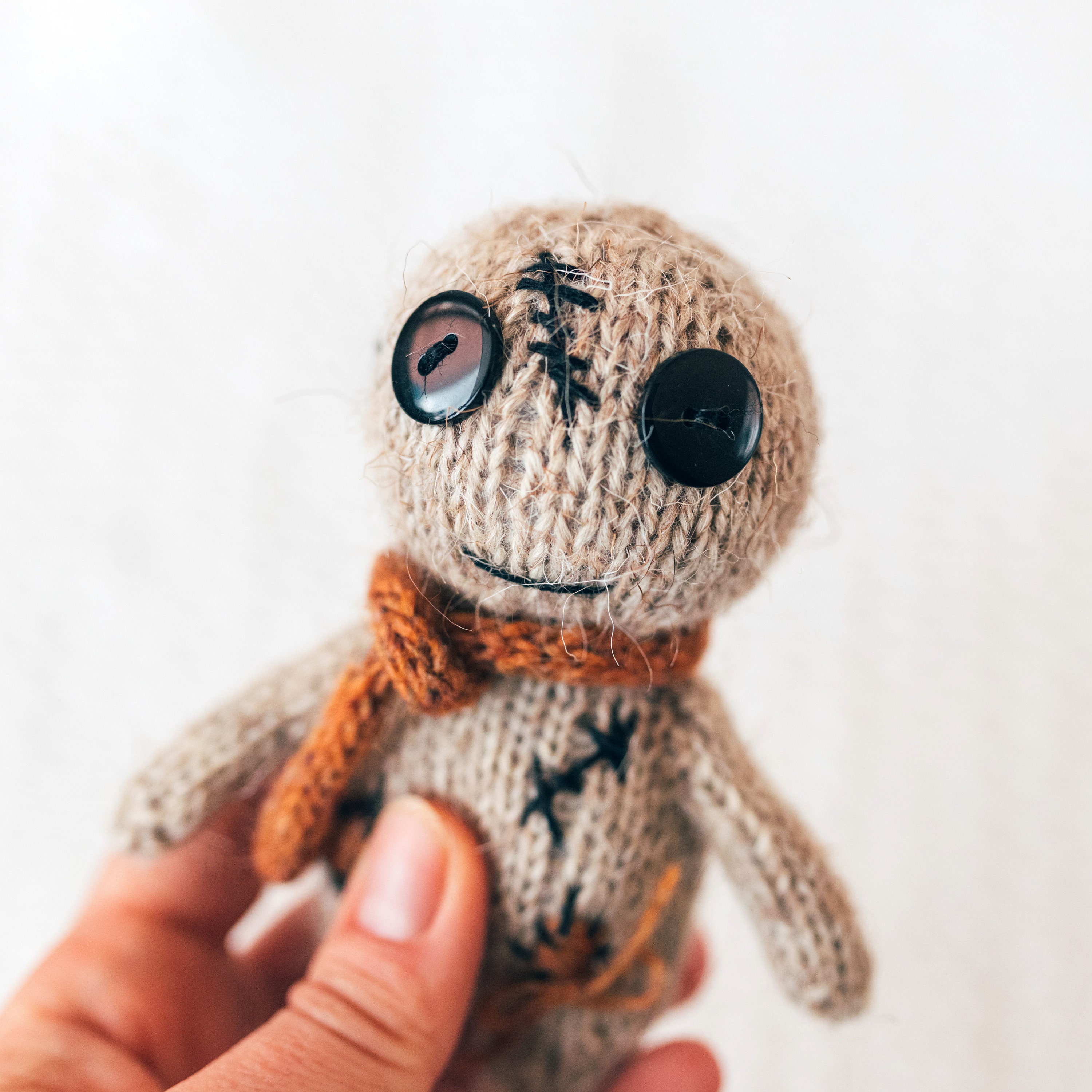 Mini Voodoo Doll Knitting Pattern. Halloween Gifts. DIY Knitting Tutorial. English and Russian PDF. Etsy