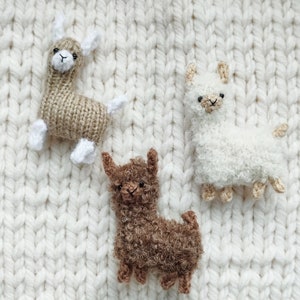 Mini llama knitting pattern. English and Russian PDF. image 9