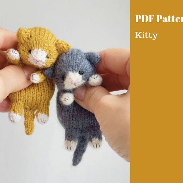 Kitty-breipatroon. Engelse en russische pdf.