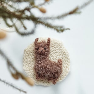 Mini llama knitting pattern. English and Russian PDF. image 7