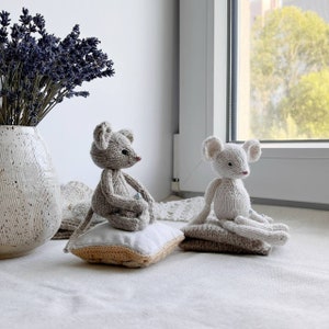 Pixie the mouse Knitting pattern. English and Russian PDF. image 9