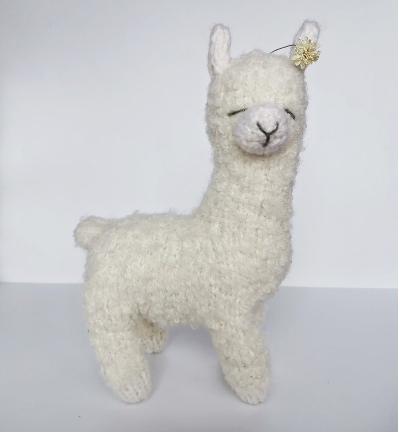 Cute and soft alpaca knitting pattern. English and Russian PDF. image 10