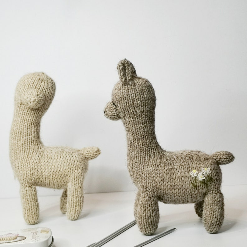 Cute and soft alpaca knitting pattern. English and Russian PDF. image 6