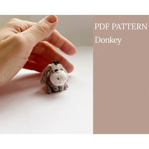 Donkey Knitting pattern. English and Russian PDF.