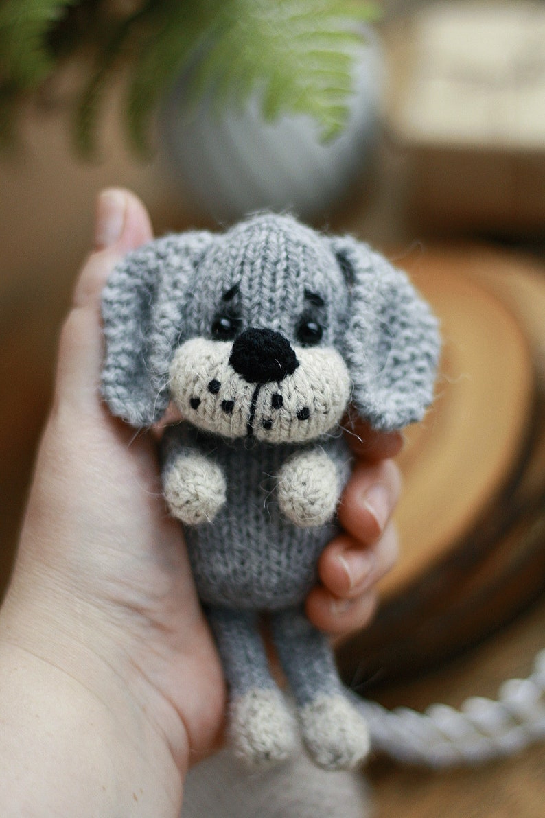 Knitting Puppy Pattern. DIY Dog Toy. Amigurumi Tutorial. Etsy