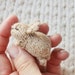 Mini Tiny Rabbit Knitting Pattern. Only English PDF. - Etsy