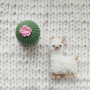 Mini llama knitting pattern. English and Russian PDF. image 10