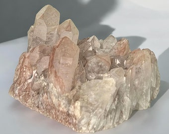 Raw Pink Lithium Cluster, Rare Mineral Crystal, Emotional Support Stone, Natural Gift, Unique Crystal Specimen